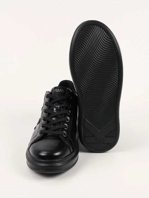 Karl Lagerfeld sneakersy skórzane KAPRI damskie kolor czarny KL62511S