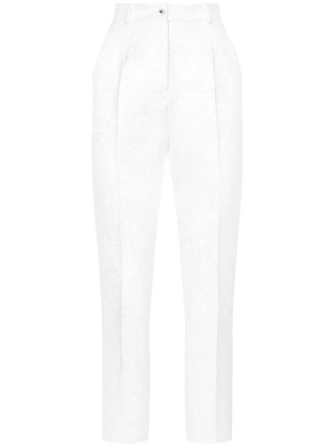 Dolce & Gabbana Brocade trousers - White - zdjęcie produktu nr 1