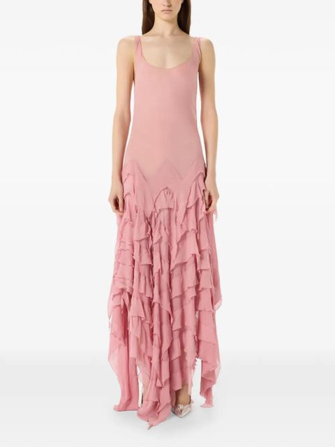 Blumarine ruffled maxi dress - Pink - zdjęcie produktu nr 2