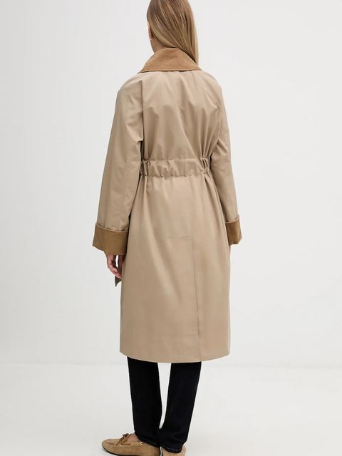 Barbour płaszcz Reagan kolor beżowy LSP0273