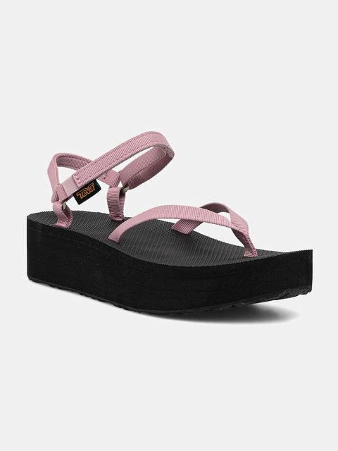 Teva sandały Flatform Sandal Slim damskie kolor fioletowy na platformie 1164630 - zdjęcie produktu nr 1