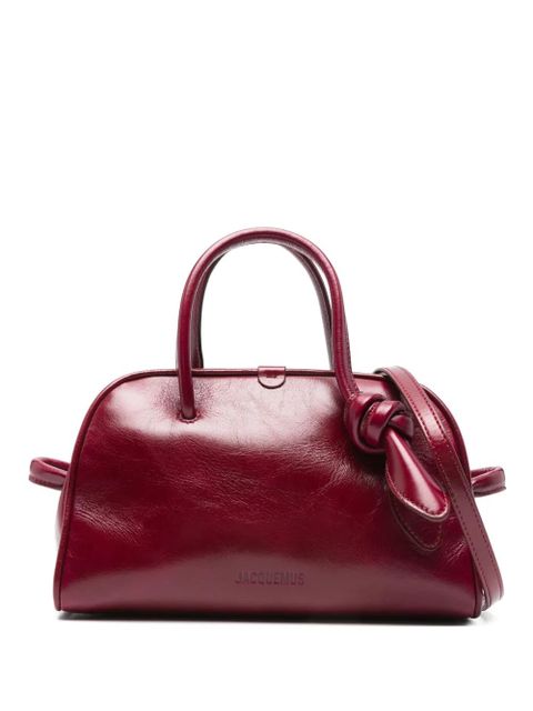 Jacquemus top-handle knot-detail bag - Red - zdjęcie produktu nr 1