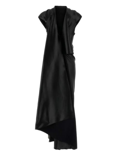 Sportmax Abadani draped-detail gown - Black - zdjęcie produktu nr 2