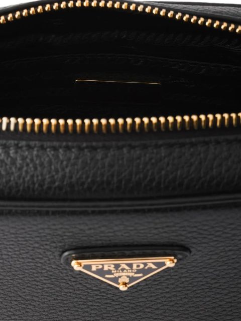 Prada mini leather cross body bag - Black - zdjęcie produktu nr 2