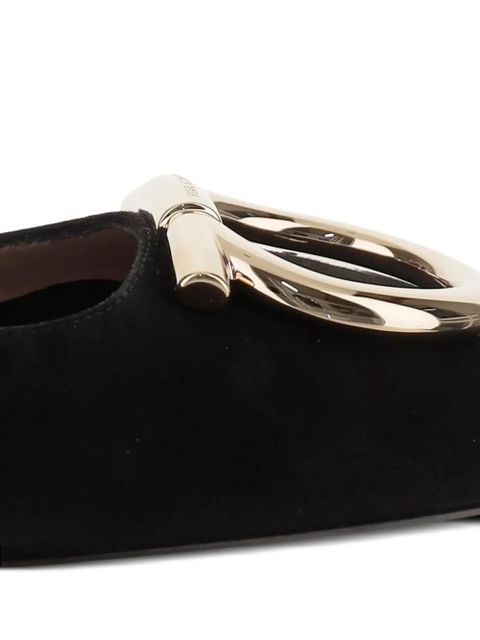 Ferragamo suede Mary Jane ballet flats - Black