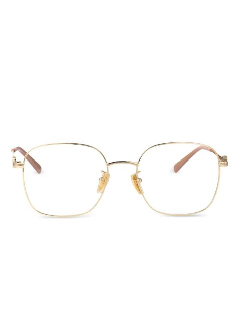 Gucci Eyewear round-frame glasses - Gold - zdjęcie produktu nr 1