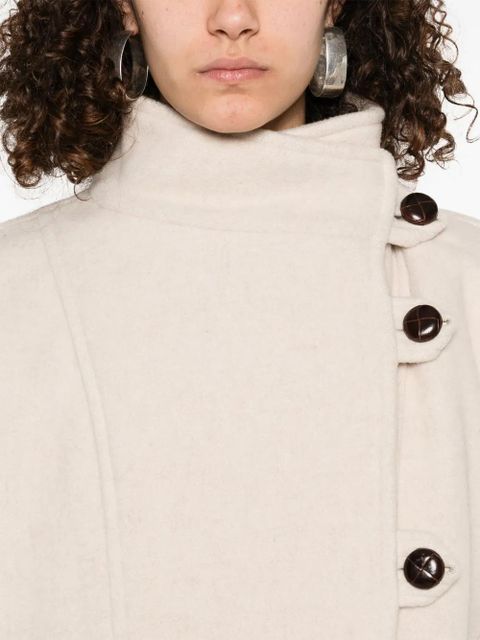 ISABEL MARANT Hanis coat - Neutrals