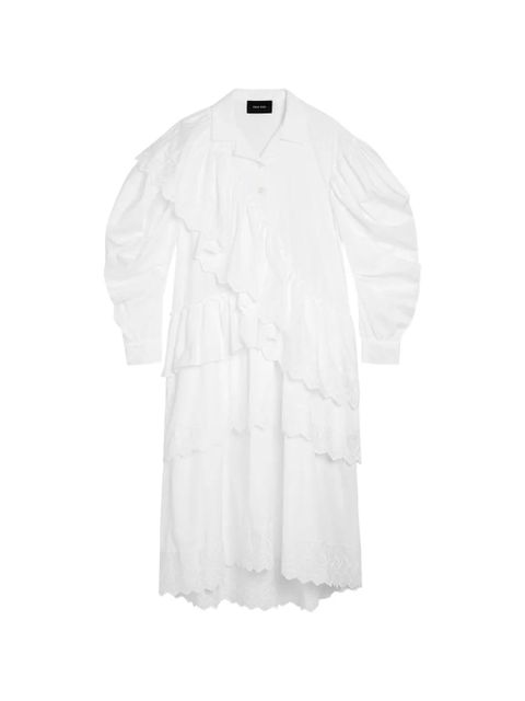 Simone Rocha ruffled lace dress - White - zdjęcie produktu nr 2