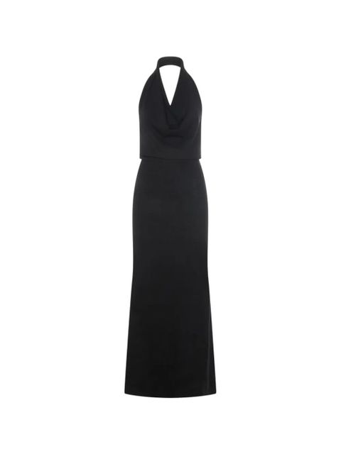 Aya Muse halterneck cowl dress - Black - zdjęcie produktu nr 1