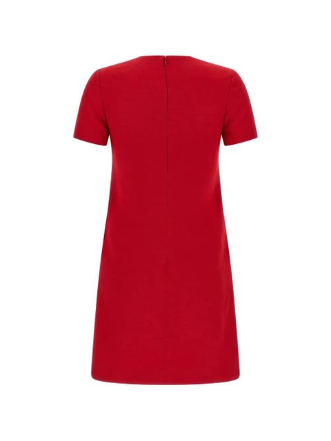 Valentino Garavani logo-detail mini dress - Red - zdjęcie produktu nr 2