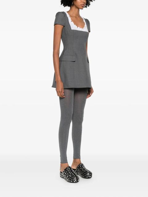 SHUSHU/TONG short sleeve mini dress - Grey