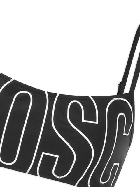 Moschino logo-print bikini top - Black - zdjęcie produktu nr 2