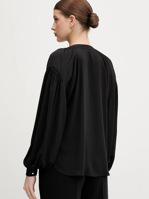 Joop! bluzka damska kolor czarny gładka 30100470 - zdjęcie produktu nr 2