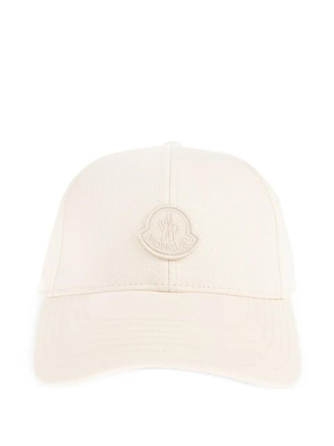 Moncler logo patch hat - Neutrals - zdjęcie produktu nr 1