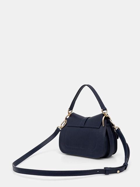 Furla torebka skórzana kolor granatowy WB01032.BX2045.4533S