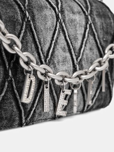 Diesel portfel CHARM-D CHARM-D damski kolor szary X10281.P6330 - zdjęcie produktu nr 2