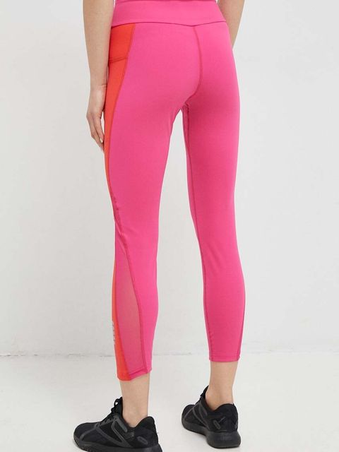 Fila legginsy treningowe Redon kolor różowy wzorzyste - zdjęcie produktu nr 2