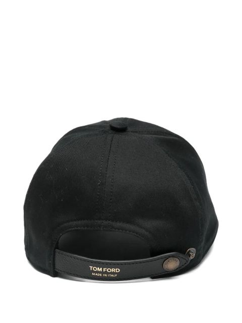TOM FORD logo-embroidered cap - Black - zdjęcie produktu nr 2