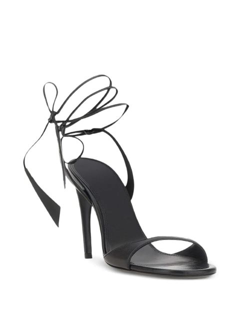 The Attico Ora tie-fastening heeled sandals - Black - zdjęcie produktu nr 2
