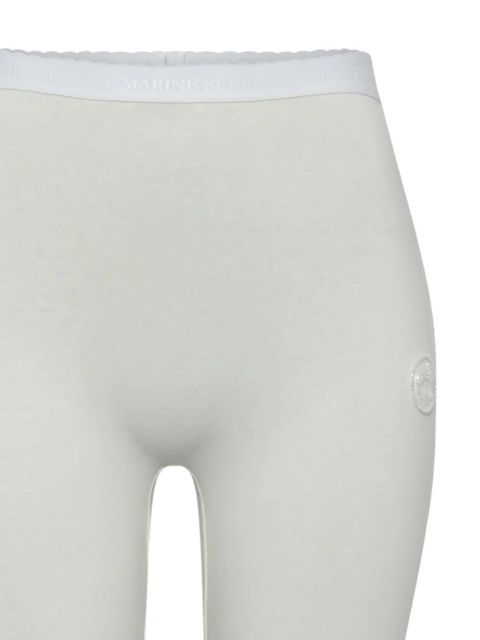 Marine Serre pearl logo jersey capri - Neutrals - zdjęcie produktu nr 2