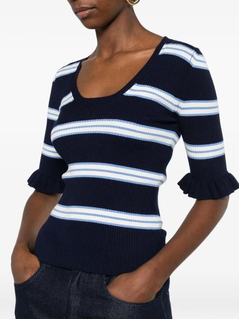 TWINSET striped top - Blue