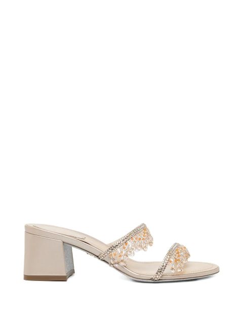 René Caovilla 50mm embellished sandals - Neutrals - zdjęcie produktu nr 1