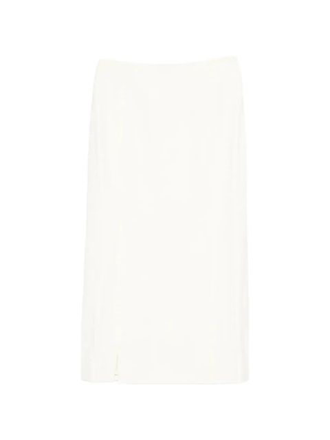 Róhe short-slit midi skirt - Neutrals - zdjęcie produktu nr 1