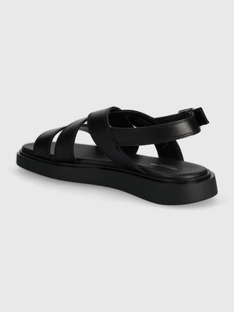 Vagabond Shoemakers sandały skórzane CONNIE damskie kolor czarny 5757-401-20