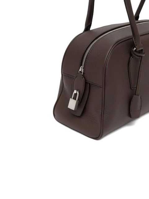 The Row zip handle tote bag - Brown - zdjęcie produktu nr 2