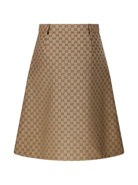 Gucci A-line midi skirt - Neutrals - zdjęcie produktu nr 2