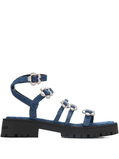 Marc Jacobs The Daisy denim sandals - Blue - zdjęcie produktu nr 1