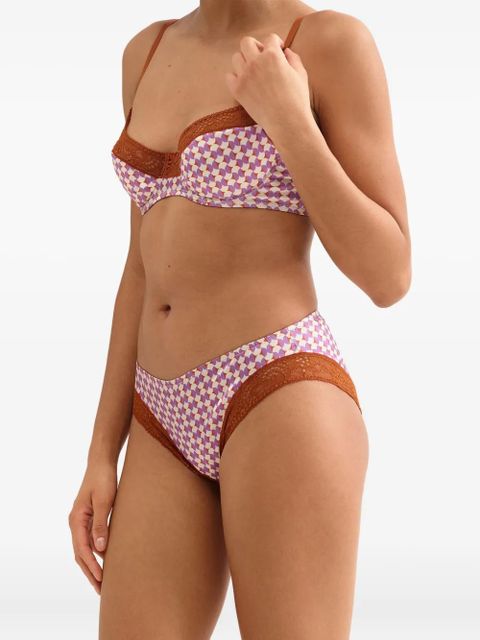 ERES Slow lace-trim briefs - Purple - zdjęcie produktu nr 2