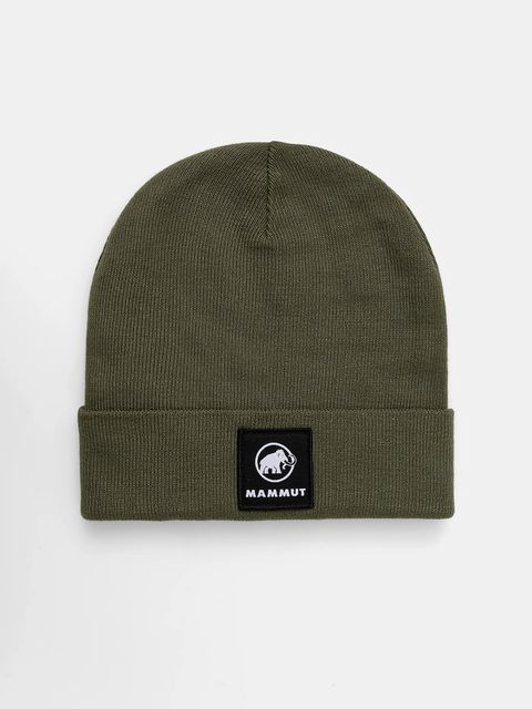 Mammut czapka Fedoz kolor zielony 1191.01092 - zdjęcie produktu nr 1