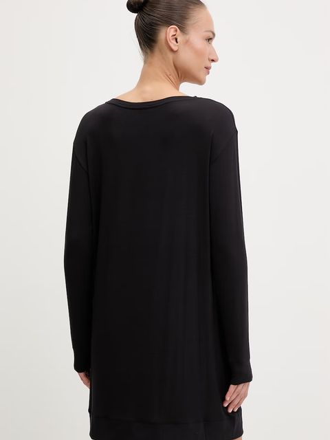 BOSS koszula nocna damska z wiskozy Element Nightie LS - zdjęcie produktu nr 1