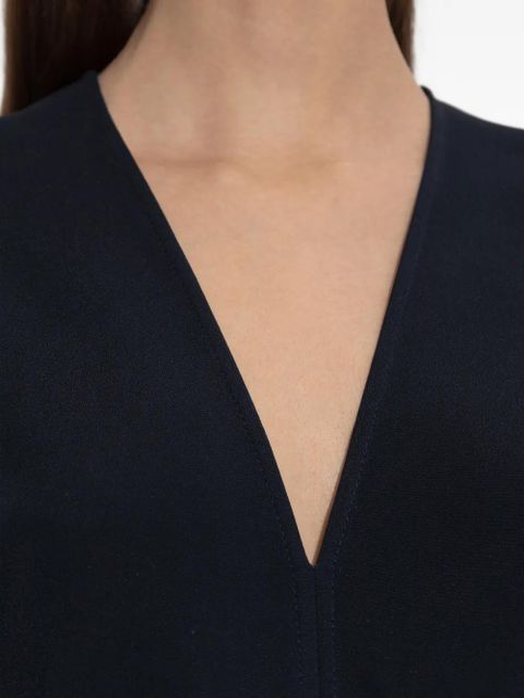 Victoria Beckham V-neck midi dress - Blue