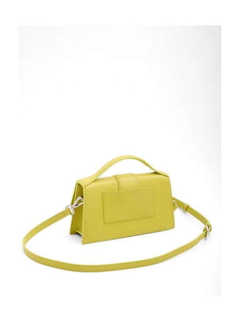 Jacquemus Bambino top handle leather tote bag - Green