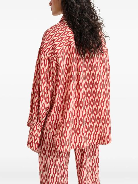 Essentiel Antwerp Ihedford printed shirt - Orange