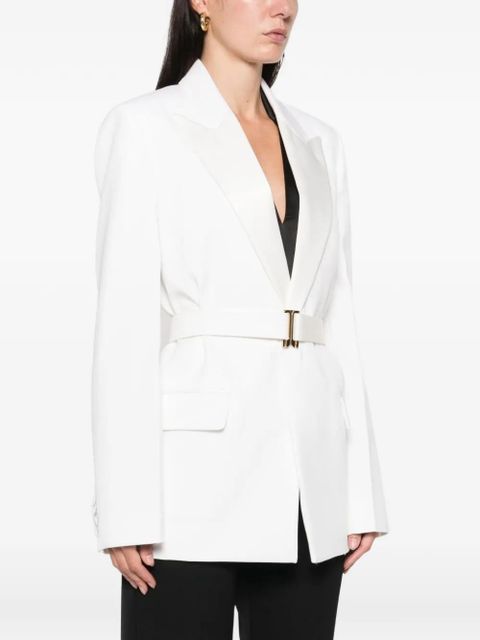 Victoria Beckham peak-lapels blazer - White