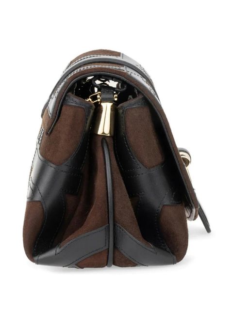 Ferragamo front flap crossbody bag (XS) - Brown