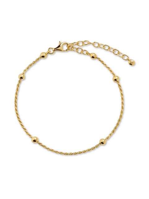Monica Vinader beaded rope-chain bracelet - Gold - zdjęcie produktu nr 1