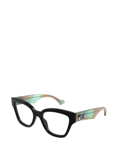 Gucci Eyewear cat-eye frame glasses - Black - zdjęcie produktu nr 2