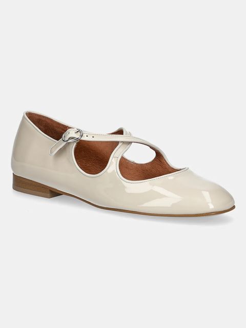 Jonak baleriny skórzane DUCKY kolor beżowy 3600202 - zdjęcie produktu nr 1