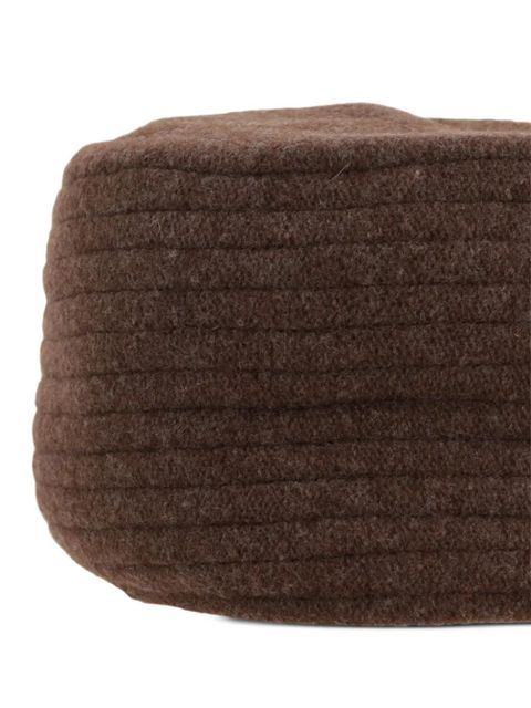 Loro Piana ribbed beanie - Brown - zdjęcie produktu nr 2