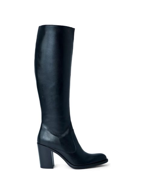 Chloé 80mm leather knee-high boots - Black - zdjęcie produktu nr 1