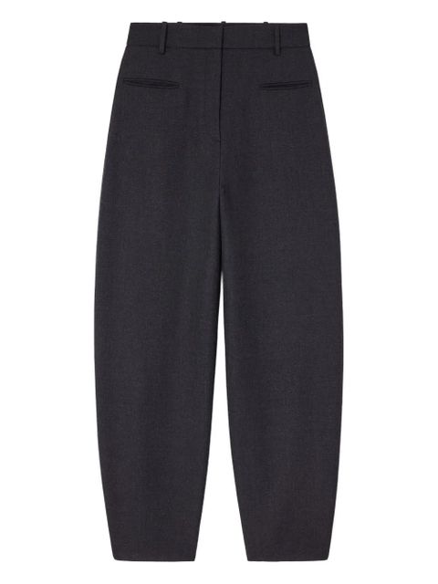 GANNI logo-patch trousers - Grey - zdjęcie produktu nr 1