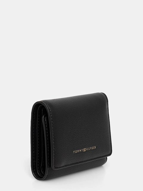 Tommy Hilfiger portfel damski kolor czarny AW0AW17740
