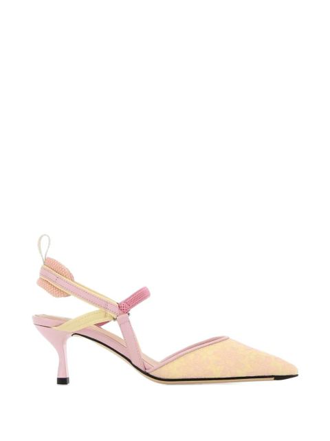 FENDI Colibrì Lite embroidered pumps - Yellow - zdjęcie produktu nr 1