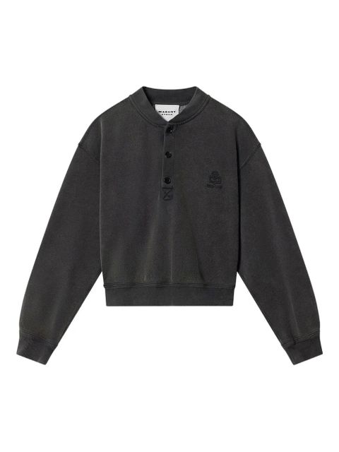 MARANT ÉTOILE Simony embroidered sweatshirt - Grey - zdjęcie produktu nr 1