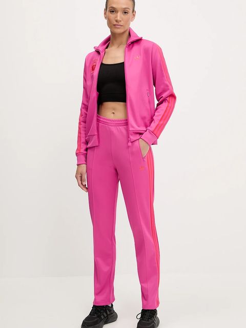 adidas Originals bluza GRFX BB TT damska kolor różowy wzorzysta JW6056