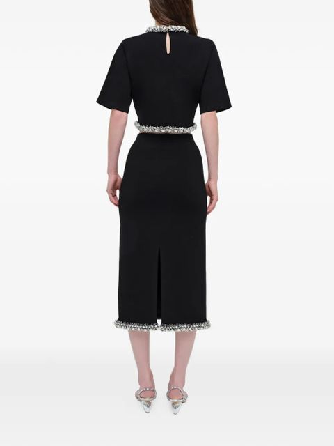 Simkhai Idina embellished midi skirt - Black
